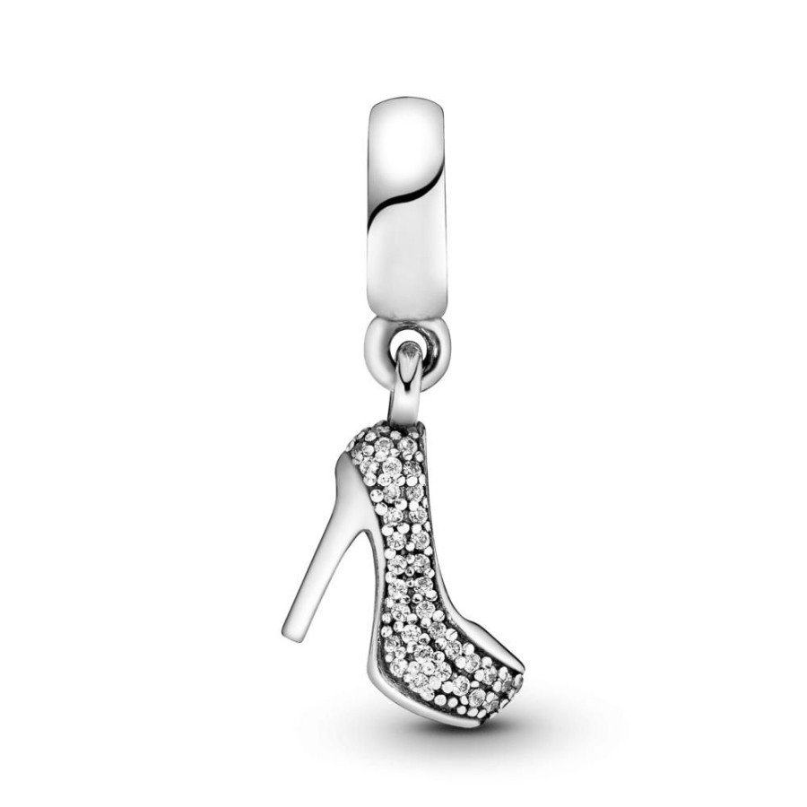 Charms Joyas Pandora | Charm Colgante Stilleto De Pave