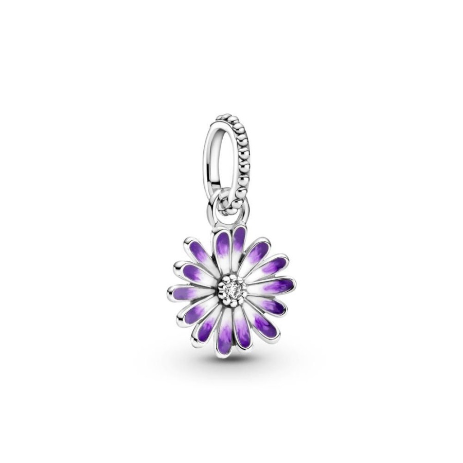 Charms Joyas Pandora | Charm Colgante Margarita Morada