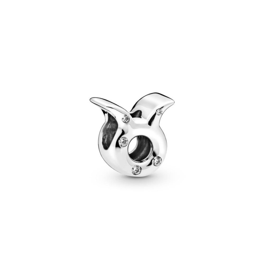 Charms Joyas Pandora | Charm Del Zodiaco Tauro Resplandeciente