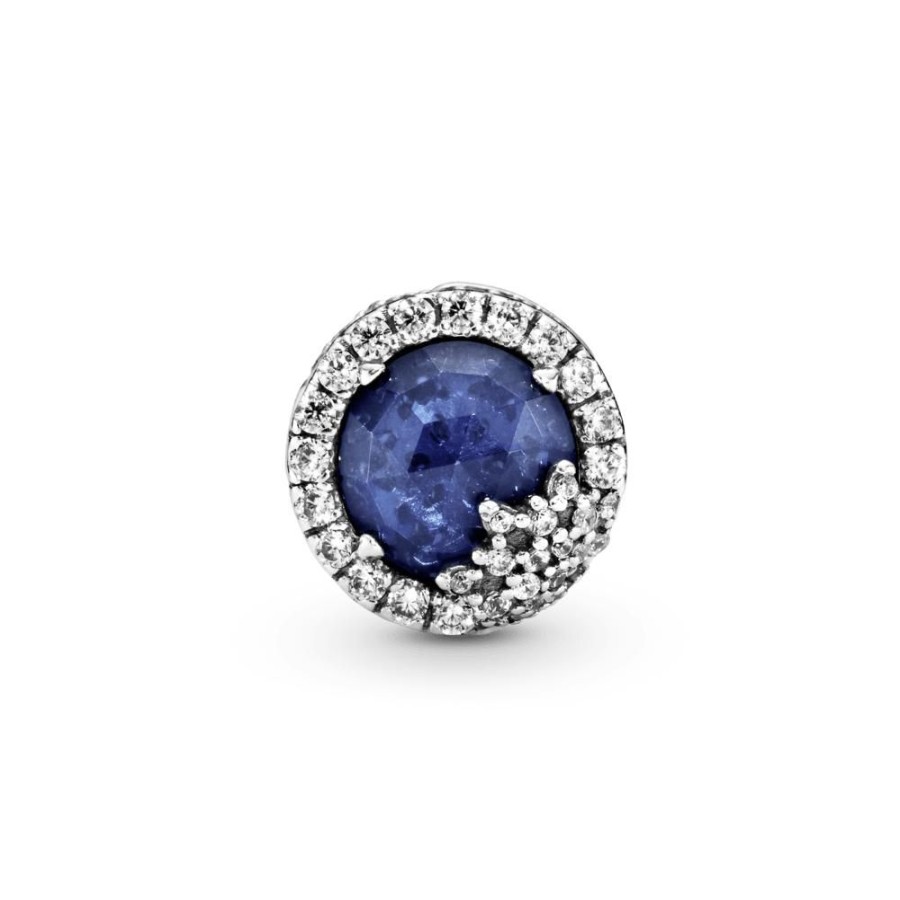 Charms Joyas Pandora | Charm Azul Con Copos De Nieve