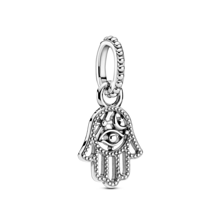 Charms Joyas Pandora | Charm Colgante Amuleto Protector De Mano De Hamsa