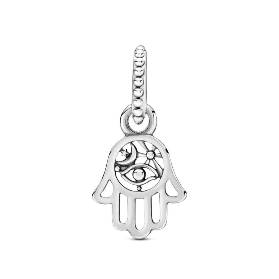 Charms Joyas Pandora | Charm Colgante Amuleto Protector De Mano De Hamsa