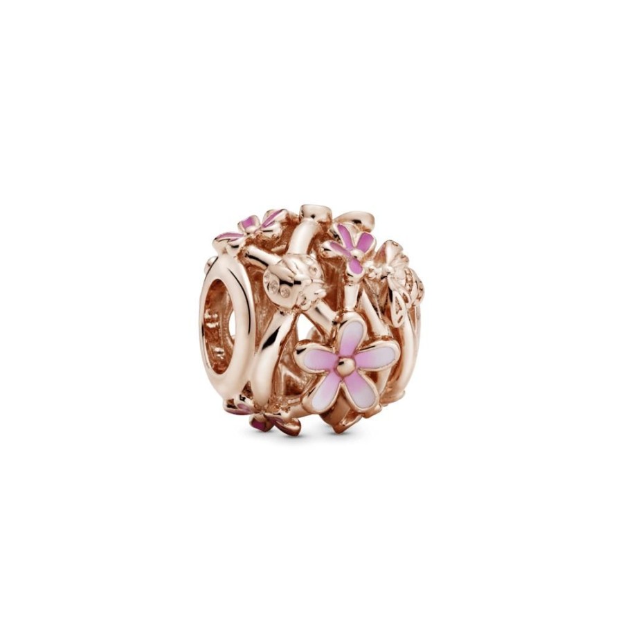 Charms Joyas Pandora | Charm Margarita Rosa Openwork