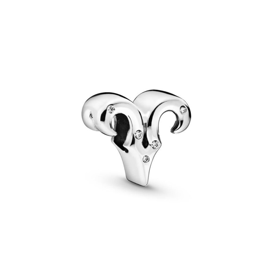 Charms Joyas Pandora | Charm Del Zodiaco Aries Resplandeciente