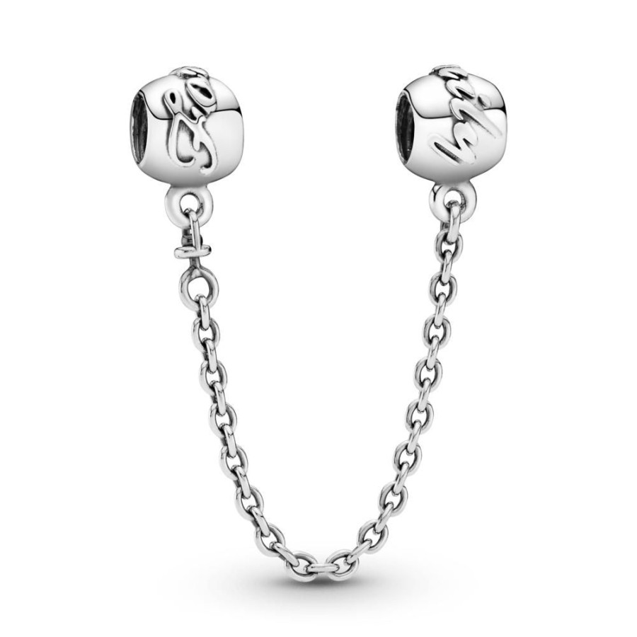 Charms Joyas Pandora | Cadena De Seguridad Familia Para Siempre