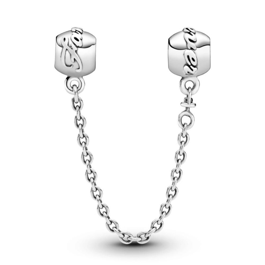 Charms Joyas Pandora | Cadena De Seguridad Familia Para Siempre