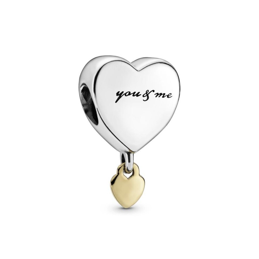 Charms Joyas Pandora | Charm Tu Y Yo Con Corazon Colgante