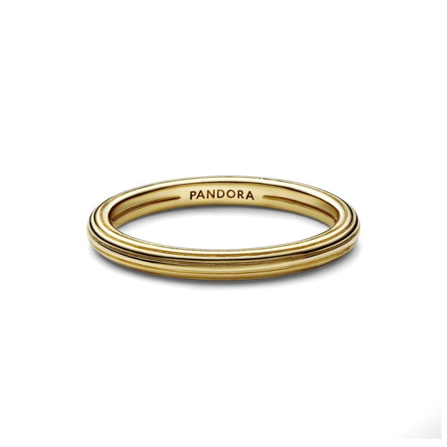 Anillos Joyas Pandora | Anillo Pandora Me Recubrimiento En Oro 14K