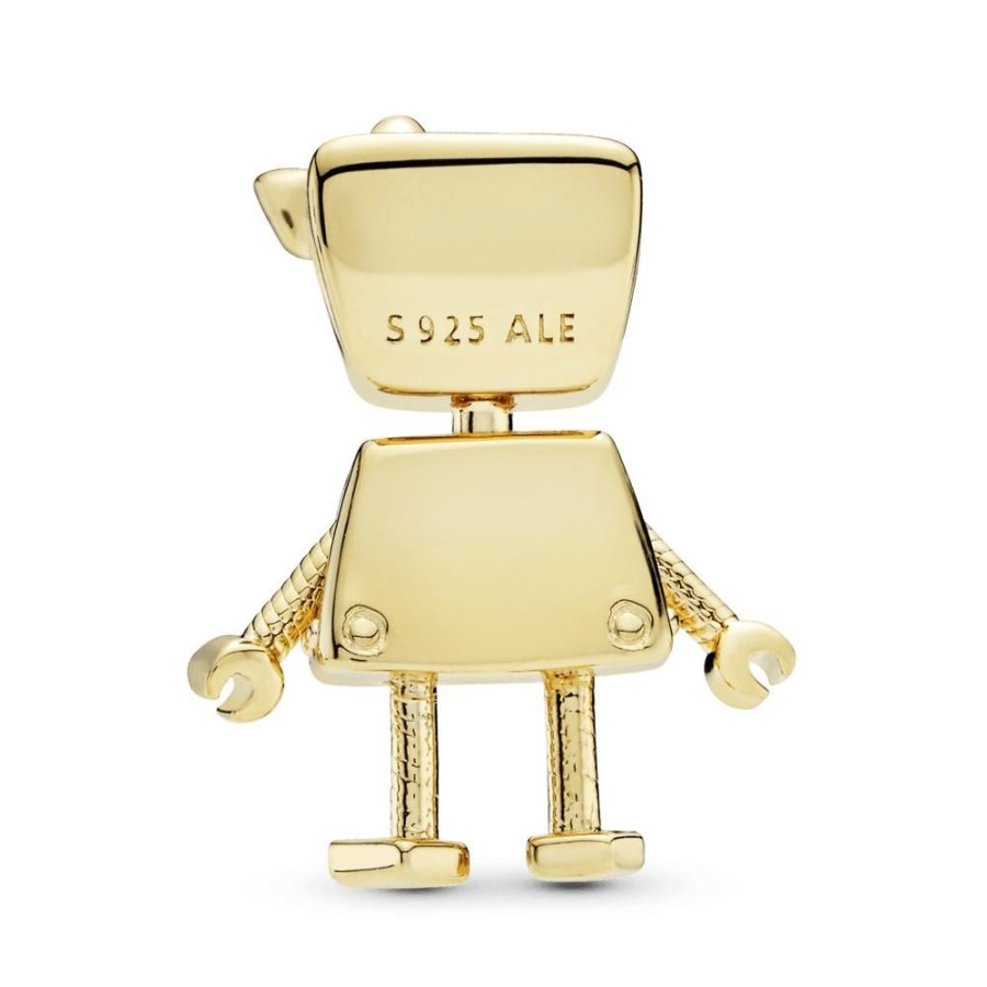 Charms Joyas Pandora | Charm Bella Bot Recubrimiento En Oro De 14K