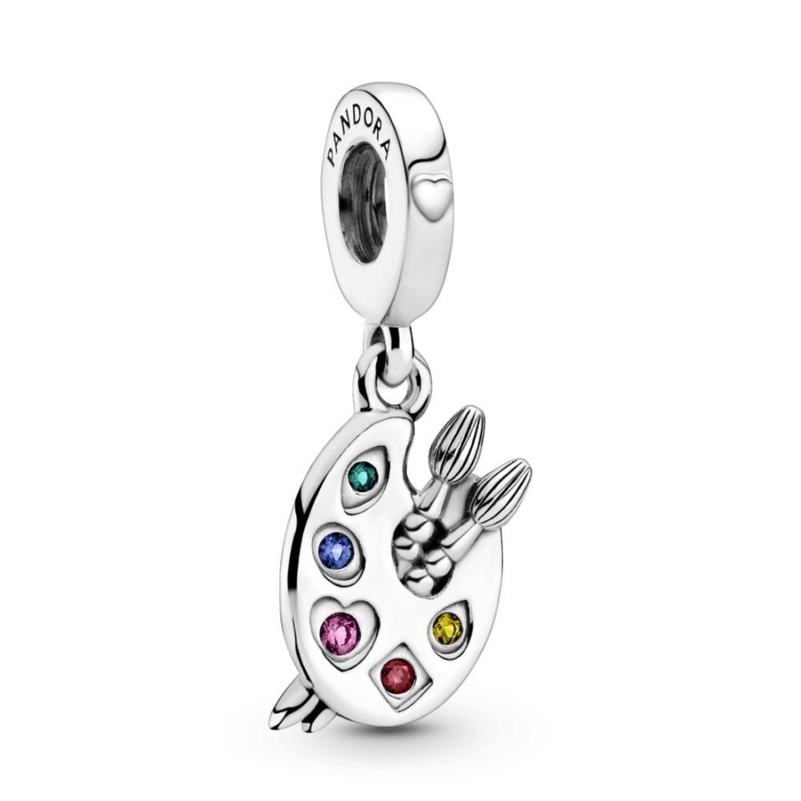 Charms Joyas Pandora | Charm Colgante Paleta De Artista